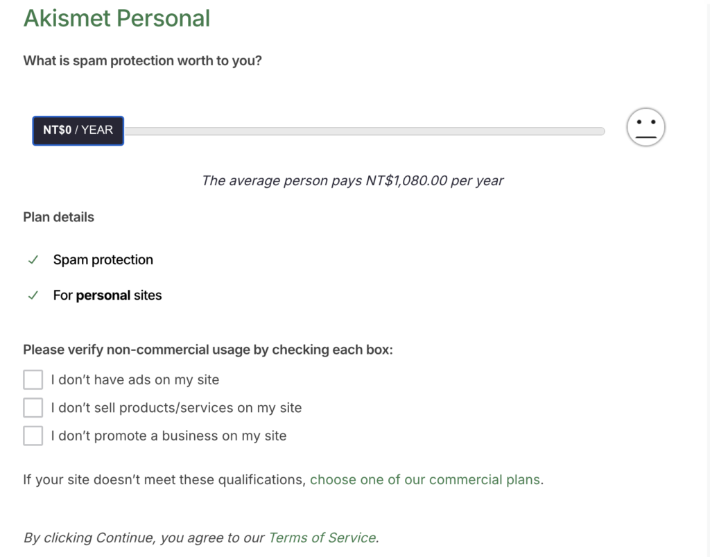 spam protection